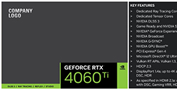 RTX 4060 Ti 非公版桌面显卡曝光  2580MHz 8GB显存