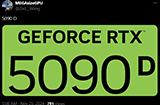 RTX5090D确定已在架构名单或提供21760个CUDA核心