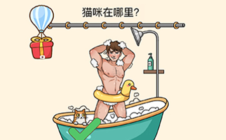 全民烧脑3第18关攻略  猫咪在哪里