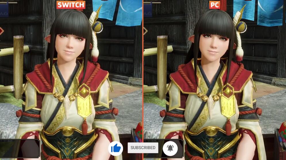 《怪物猎人：崛起》PC与Switch画面对比 更清晰锐利