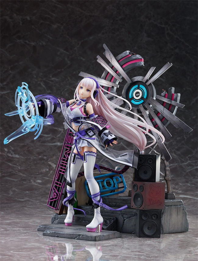潮趣《Re：从零开始》爱蜜莉雅 霓虹都市Ver.1/7手办  别再延期求求了