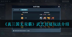 真三国无双霸武艺切磋怎么玩  武艺切磋玩法介绍