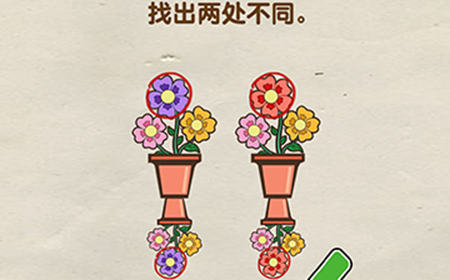 脑洞先生第56关攻略  找出两处不同