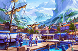 《伊苏10》公布新游戏概念图展示港口城市卡纳克