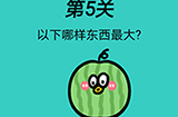 心战大师第5关攻略  以下哪样东西最大
