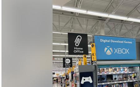 沃尔玛惊现"蓝色Xbox"展区！褪色旧标引玩家热议