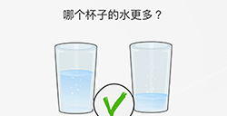 脑力游戏谜题第10关攻略  哪个杯子的水更多