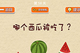 脑力大挑战第14关攻略  哪个西瓜被吃了