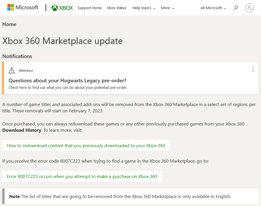 Xbox 360线上商店将移除46款游戏 包括《黑暗之魂》