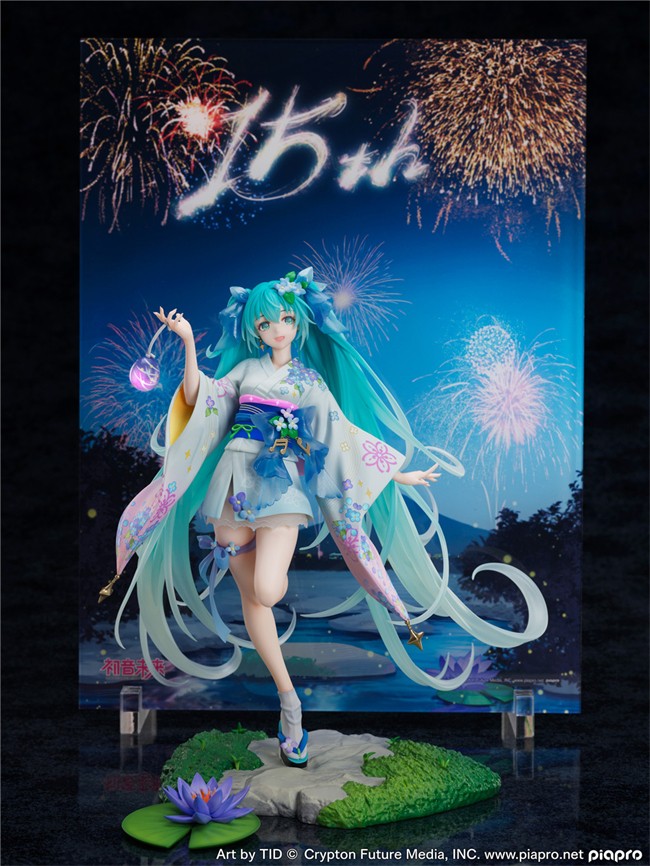 潮趣：初音未来 夏日花火Ver. 1/7手办  短打浴衣别具风情