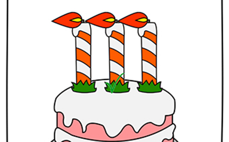 脑洞大神第12关攻略  今天是小明3岁生日帮他点亮蜡烛