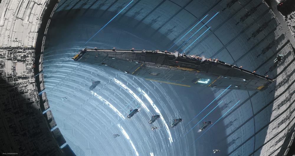 《家园3》公布新艺术概念图 苍穹与巨舰带来视觉冲击