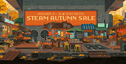 Steam秋季特卖将于11月22日开启  数万款游戏参与