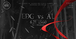 2023LPL夏季赛6月21日对战队伍海报比拼：EDG vs AL