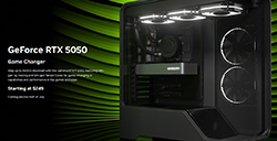 英伟达正式发布RTX5050显卡2560个CUDA核心8GB显存
