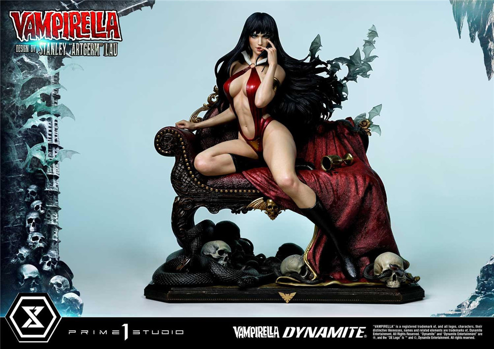  《Vampirella》梵蓓娜 1/3雕像 地狱归来的吸血鬼美人！