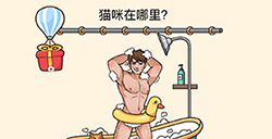 全民烧脑3第18关攻略  猫咪在哪里