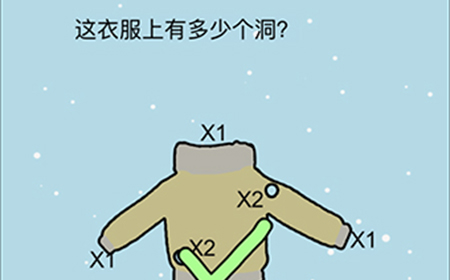这题太难了第14关攻略  这衣服上有多少个洞