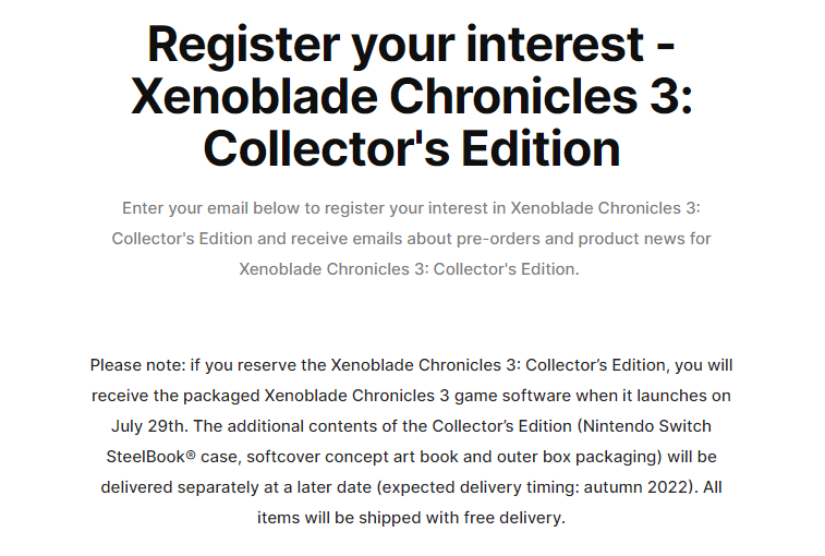 《异度神剑3》典藏版附加内容公布 将与游戏本体分开发货