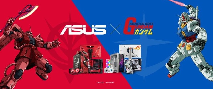 华硕日本联动《高达》推出PC配件 2月26日发售