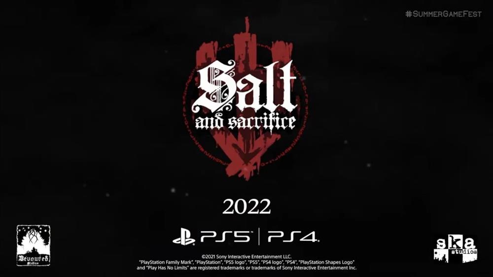 盐与避难所续作《盐与献祭》公布  将在2022年登陆PS5和PS4
