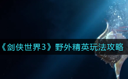 剑侠世界3野外精英怎么玩  野外精英玩法攻略