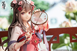 潮趣：插画师Anmi 汉服少女 映水芙蓉 1/7手办  又是我最喜欢的裸足