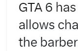 传闻：《GTA6》将有动态毛发生长系统