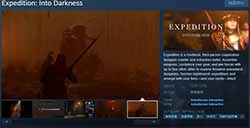 《Expedition: Into Darkness》上线Steam 发售日待定