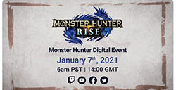 卡普空《怪物猎人：崛起》发布会1月7日晚举行