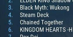 Steam最新一周销量榜 《艾尔登法环》登顶