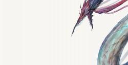 《FF16》新DLC水系召唤兽“利维坦”全新艺术插图公布