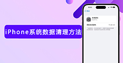 iPhone系统数据占用过大怎么清理  iOS清理系统数据方法