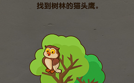 脑洞先生第62关攻略  找到树林的猫头鹰
