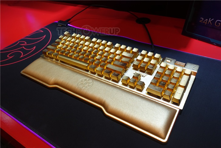 CES 2020：威刚推出新款“真黄金”机械键盘