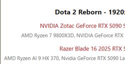 RTX 5090移动版比桌面版慢了50%