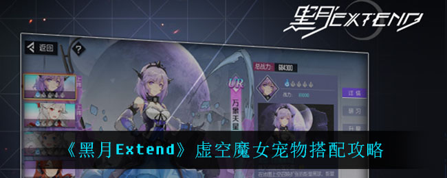 《黑月Extend》虚空魔女宠物搭配攻略