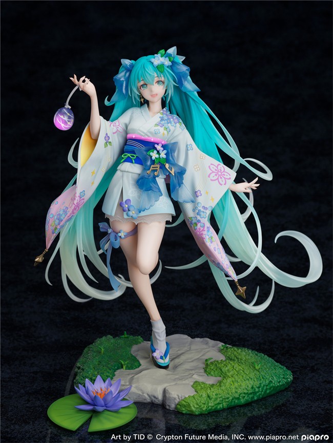 潮趣：初音未来 夏日花火Ver. 1/7手办  短打浴衣别具风情