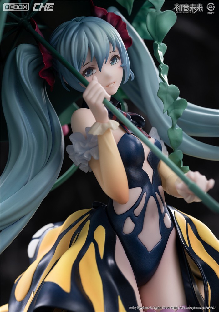 潮趣：初音未来 凤尾蝶Ver. 1/7手办  Apex-Toys