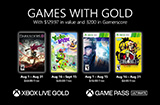 微软Xbox Live金会员2021年8月会免游戏公布