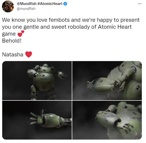《原子之心》分享娜塔莎机器人概念图  温柔甜美女机器人
